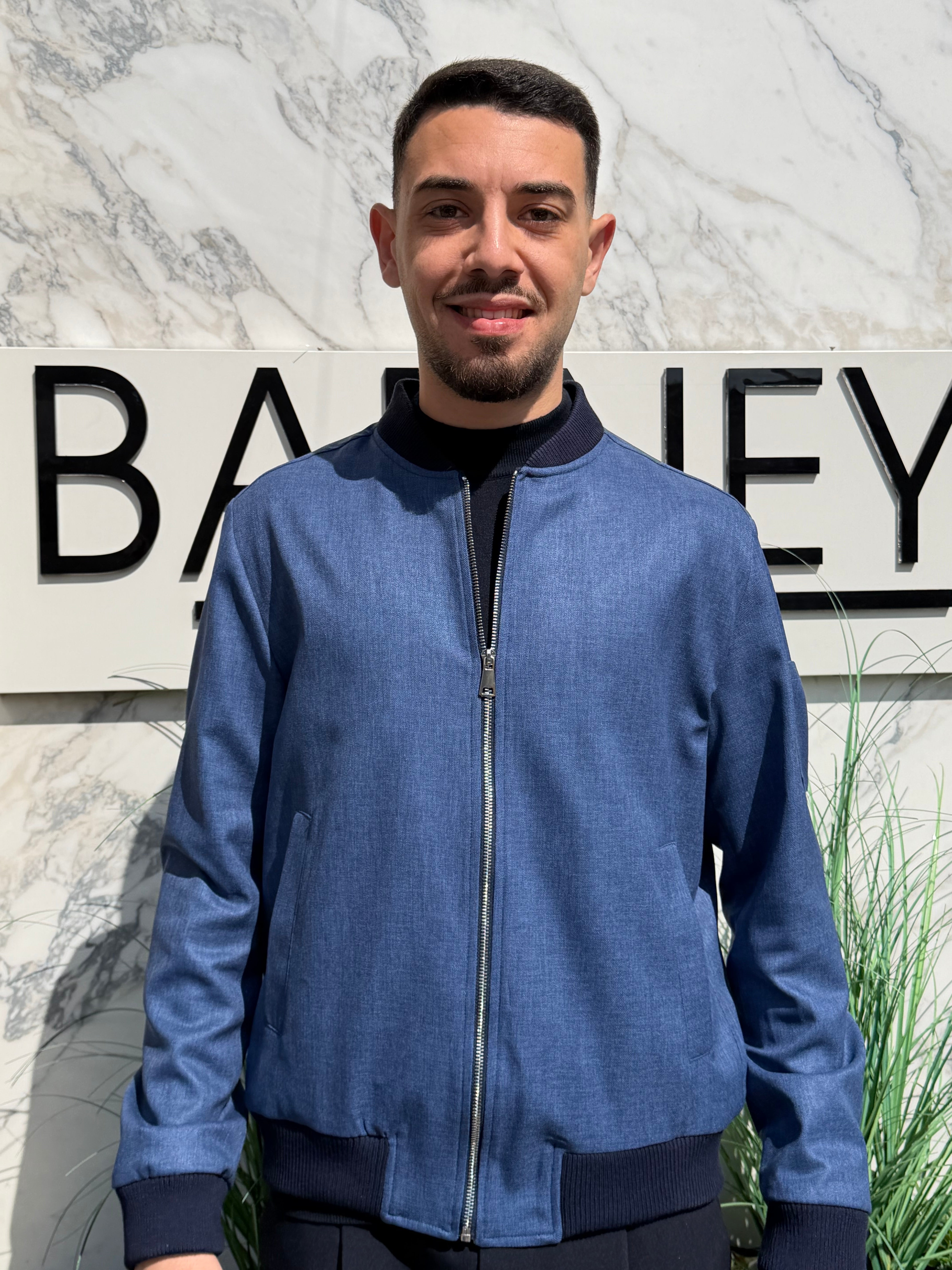 BOMBER IN TESSUTO TELAMIRA