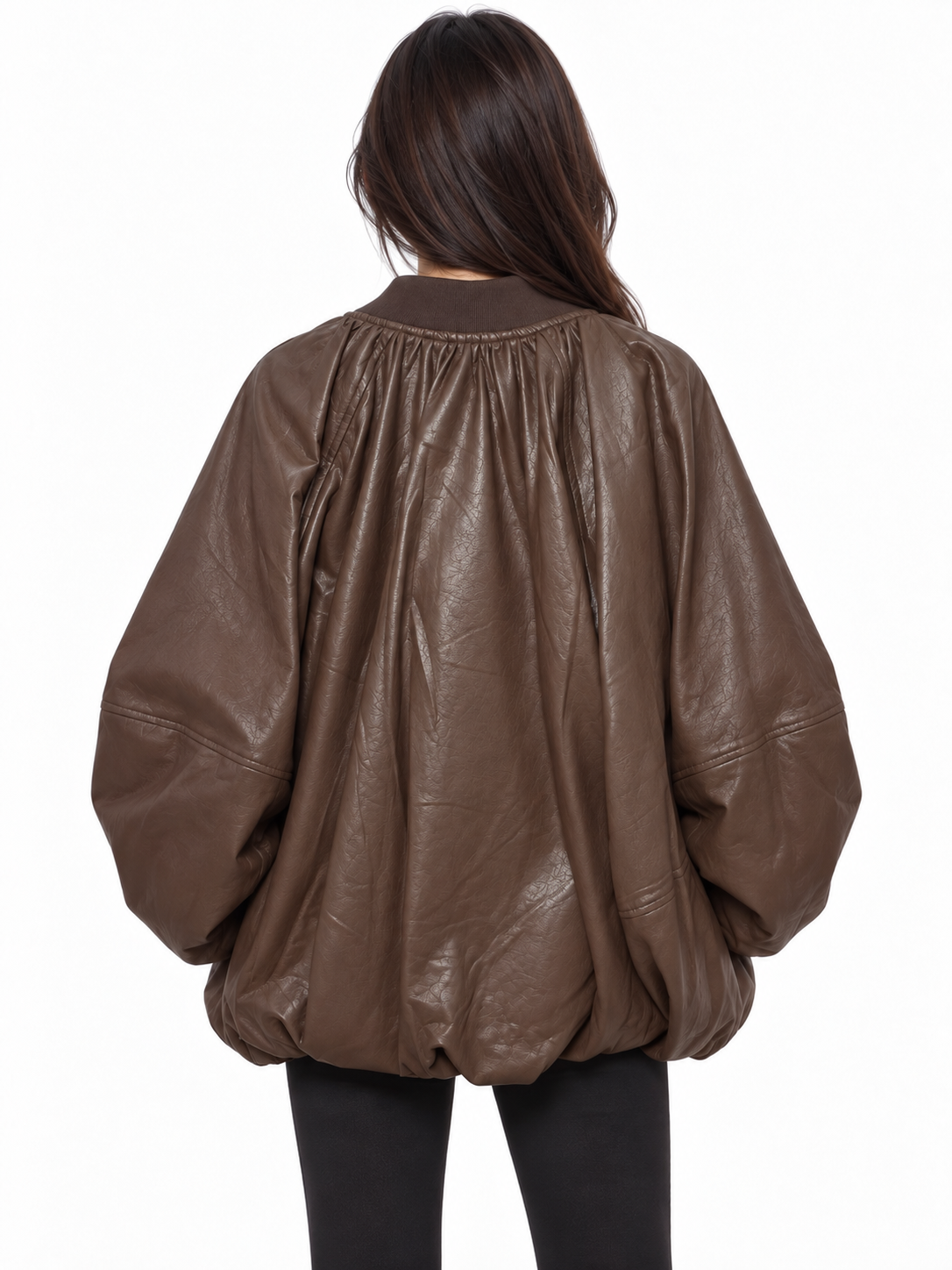 GIACCA IN PELLE CON ZIP NUALY I26NSO22126