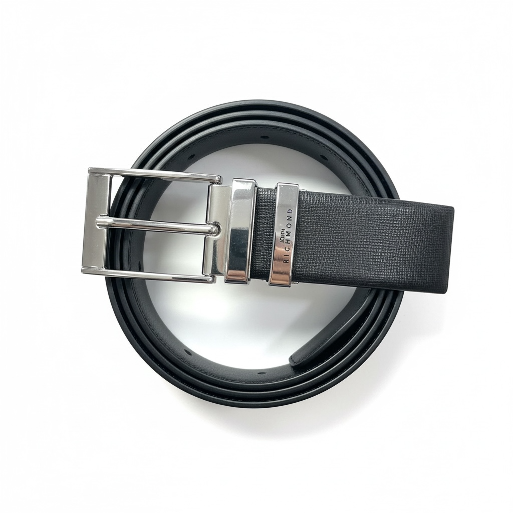 Cintura reversibile NERO/BLU JOHN RICHMOND JR-C80