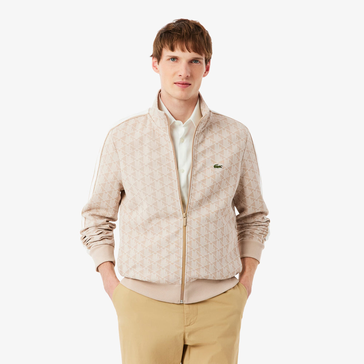 FELPA LACOSTE MONOGRAM