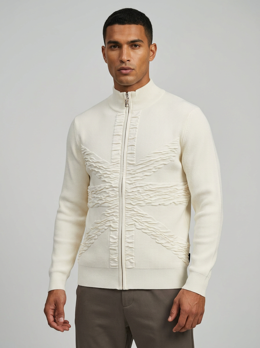 CARDIGAN CON ZIP JOHN RICHMOND 26065CD