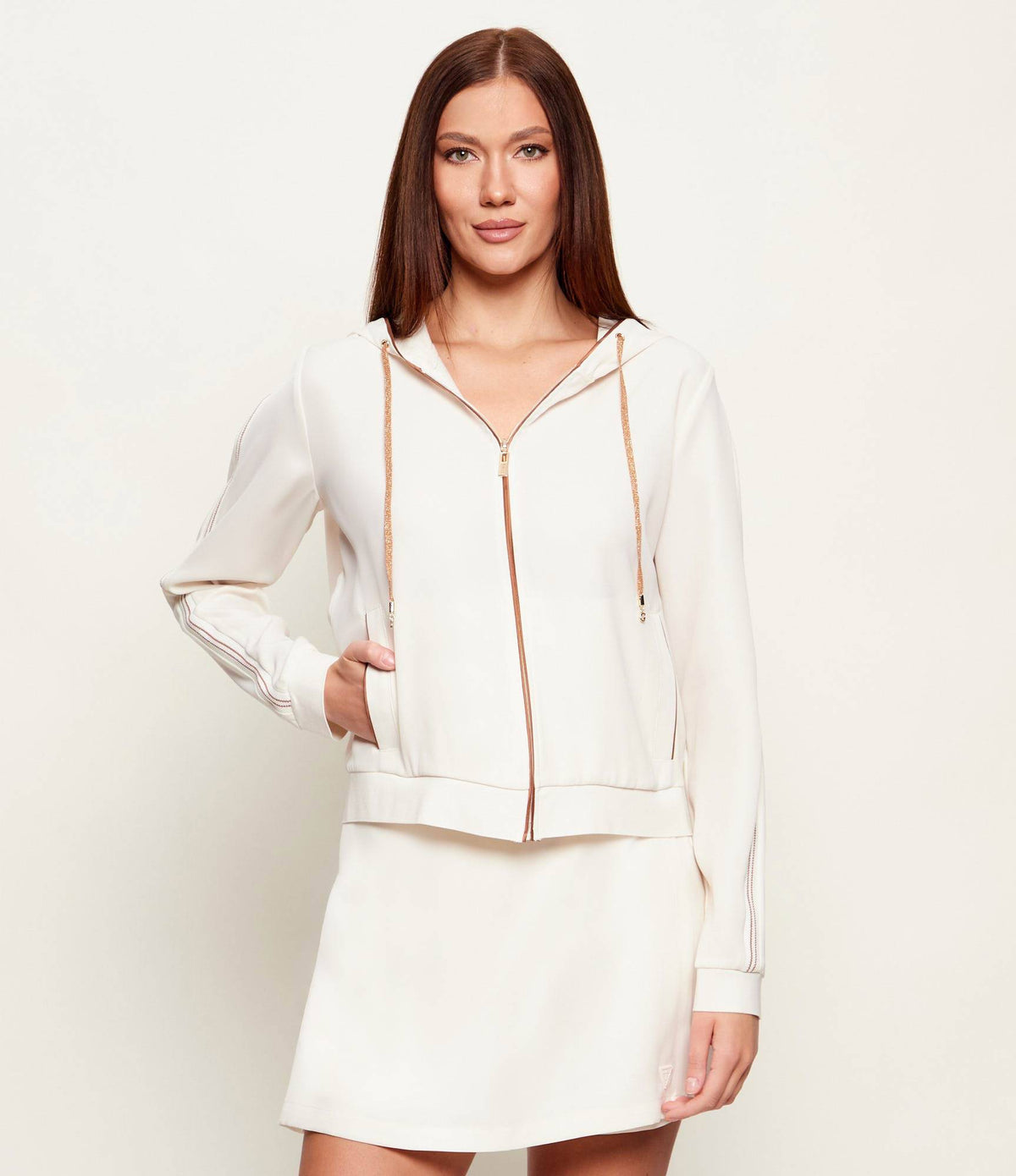 FELPA CON ZIP GUESS