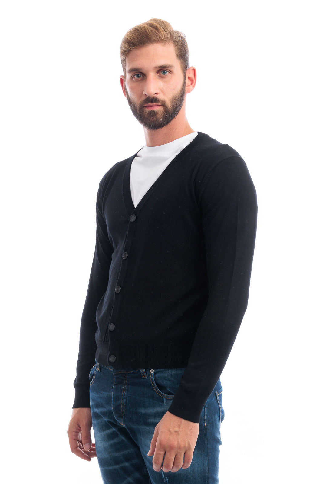 CARDIGAN CON BOTTONI JOHN RICHMOND UMA2401BCD