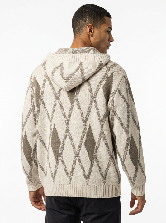 CARDIGAN CON ZIP BRIAN RUSH BRW607